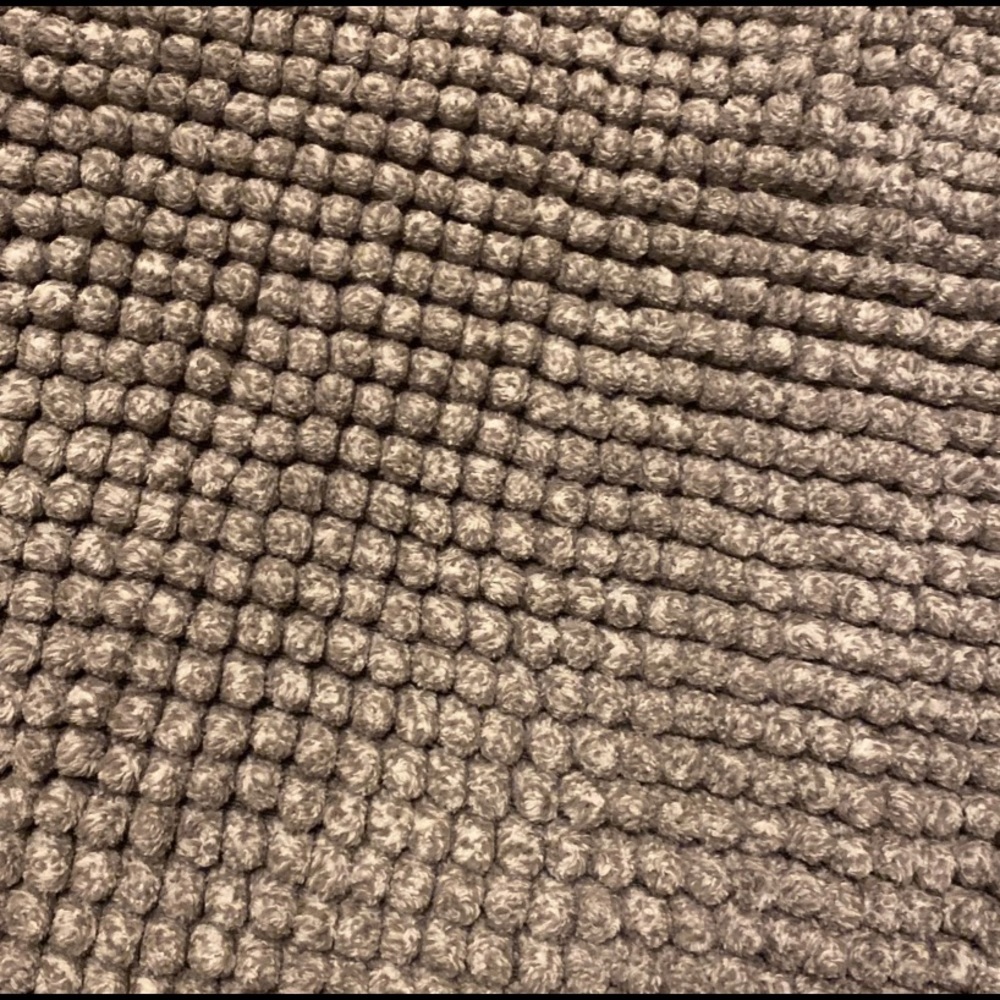NWOT Large Gray Bath Mat